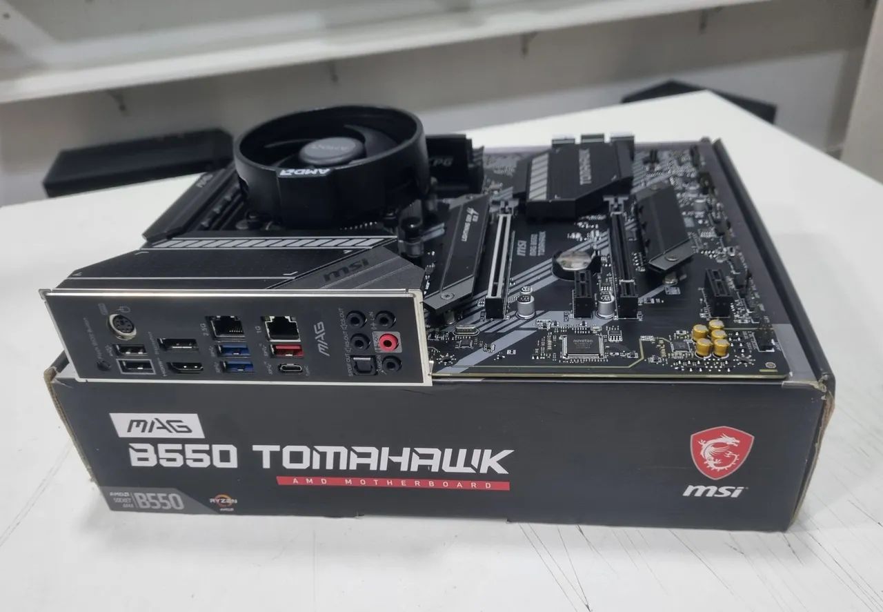 Kit upgrade, ryzen 5, B550M, ssd nvme 1tb - Foto 2