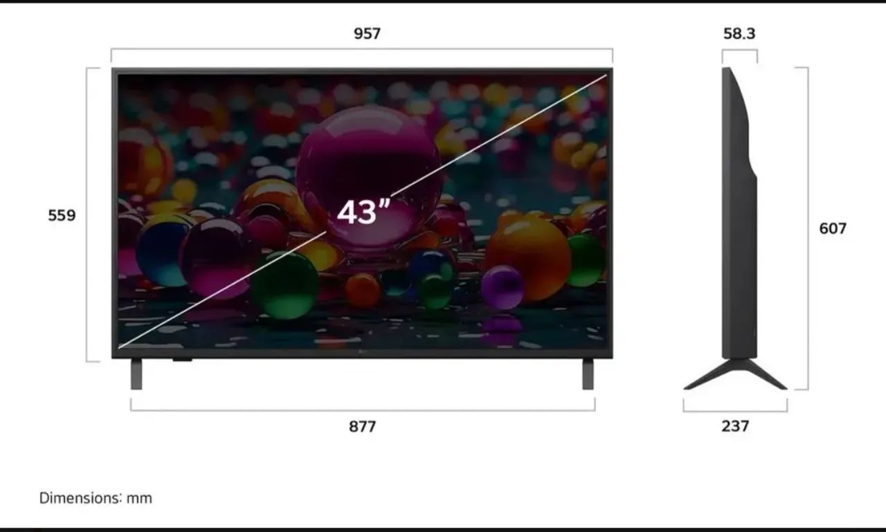 Smartv LG 43 polegadas  - Foto 3