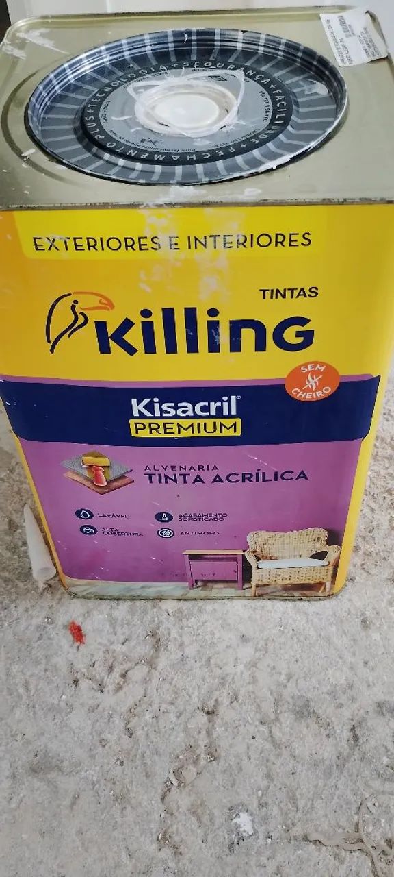 Tinta emborrachada anti mofo 