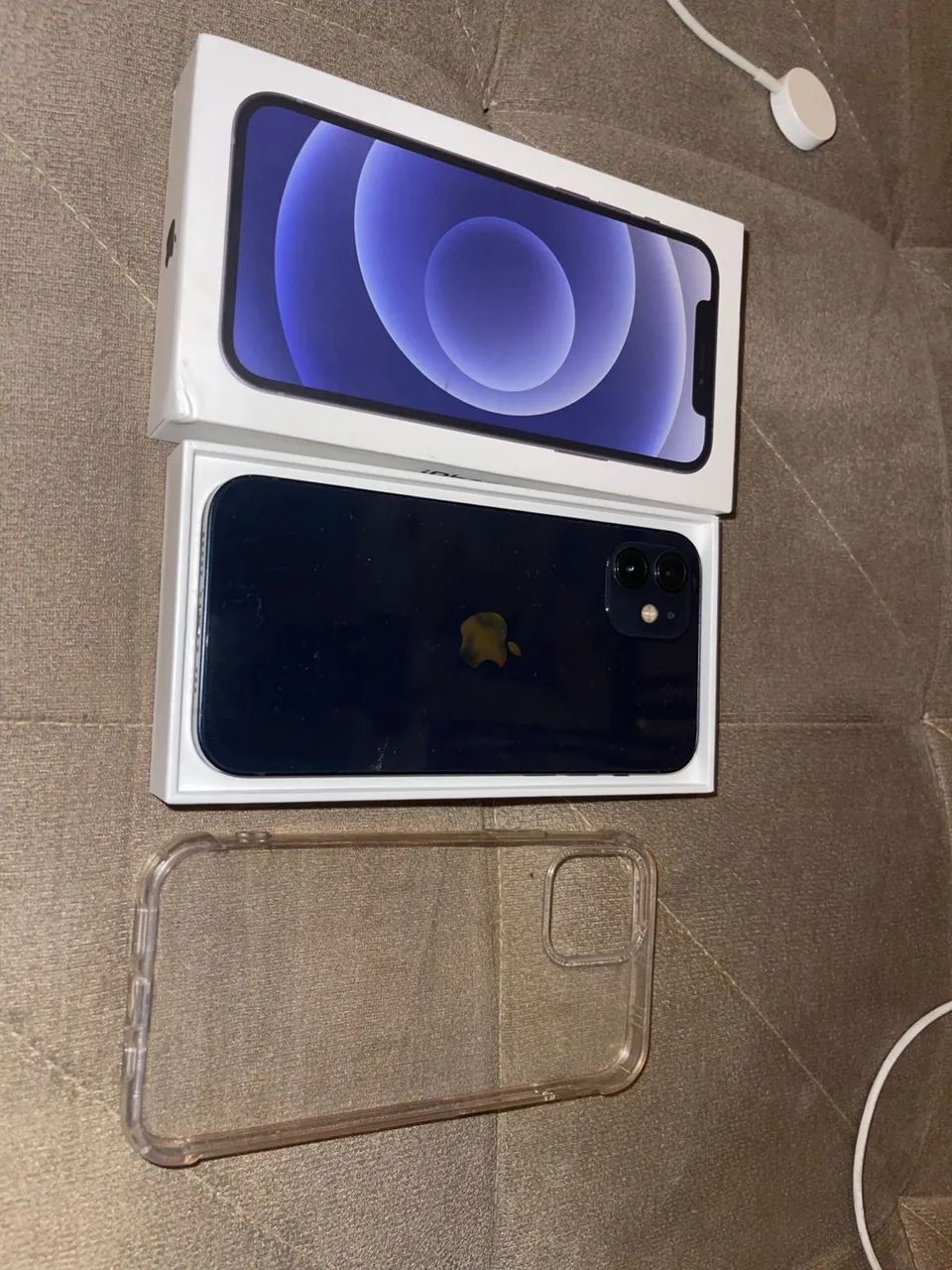 iPhone 12 preto 128gb tudo original 