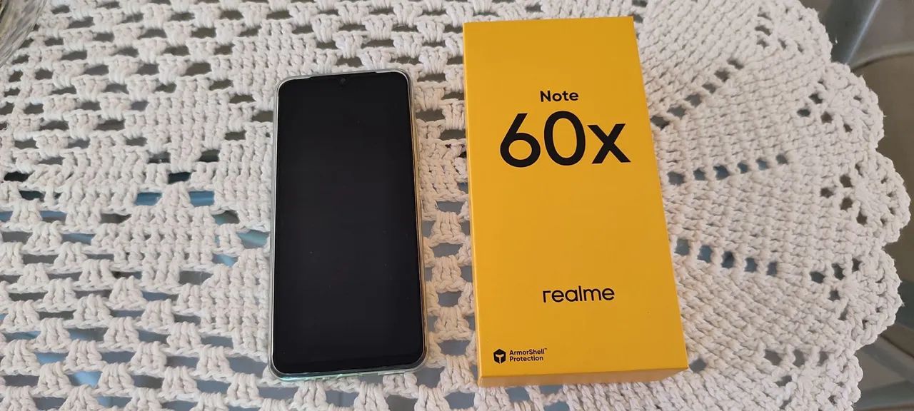 Note 60x realme apenas 1 semana de uso. NO PRECINHO 