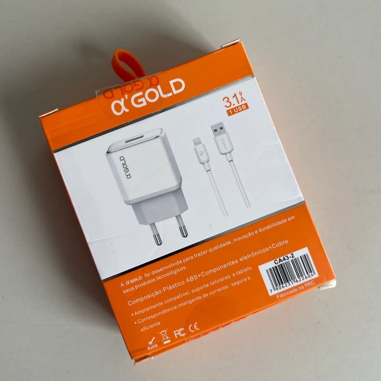     Carregador ?GOLD 3.1A para iPhone com Cabo Lightning - Carga Rápida - Foto 2