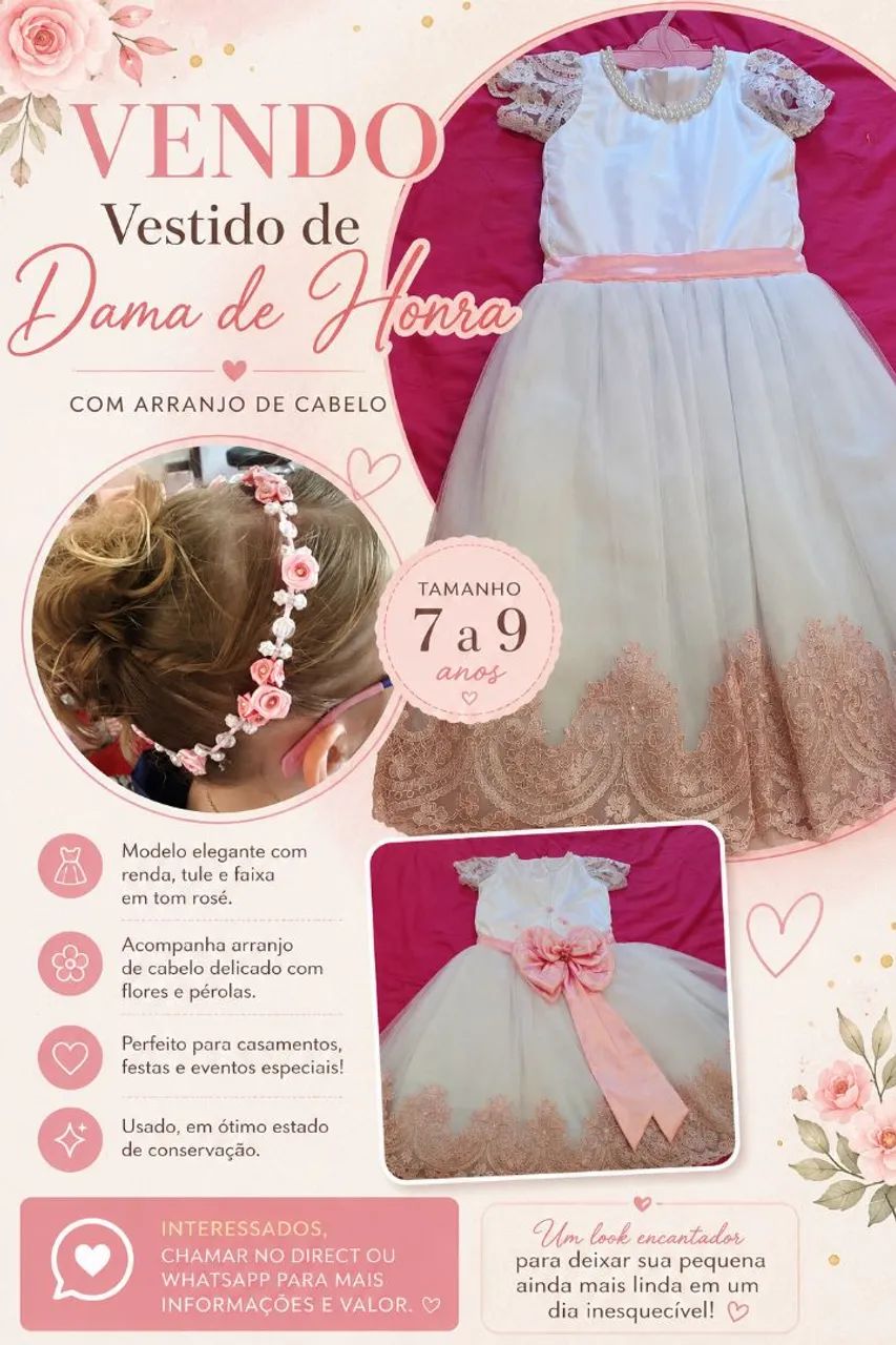 Vestiso de dama de honra