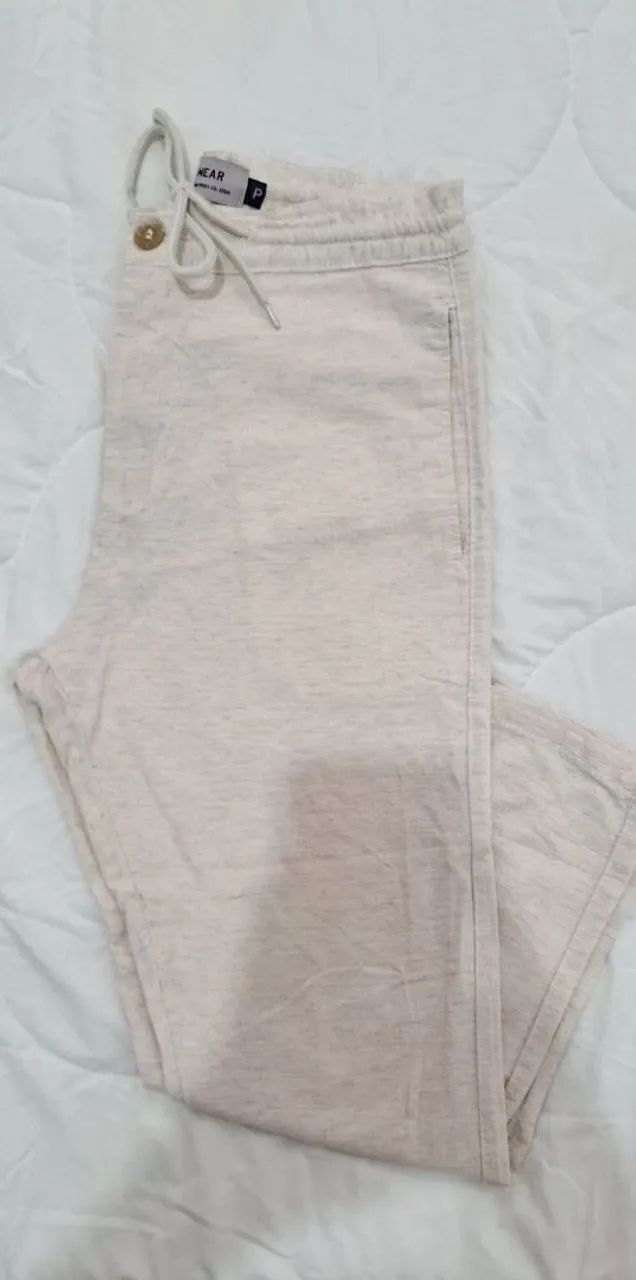 Calça Viscolinho de praia - Foto 4
