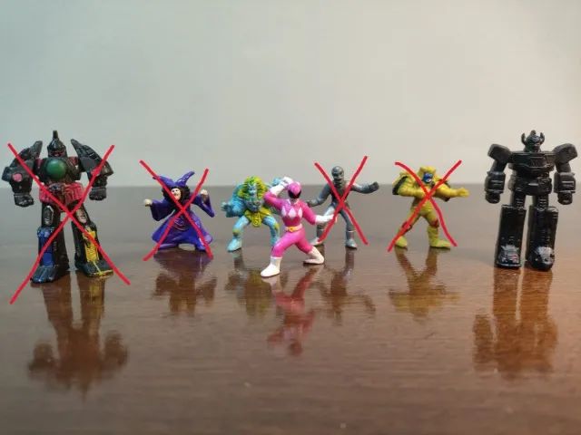 Power Rangers - Miniaturas Saban 1993 e 1995