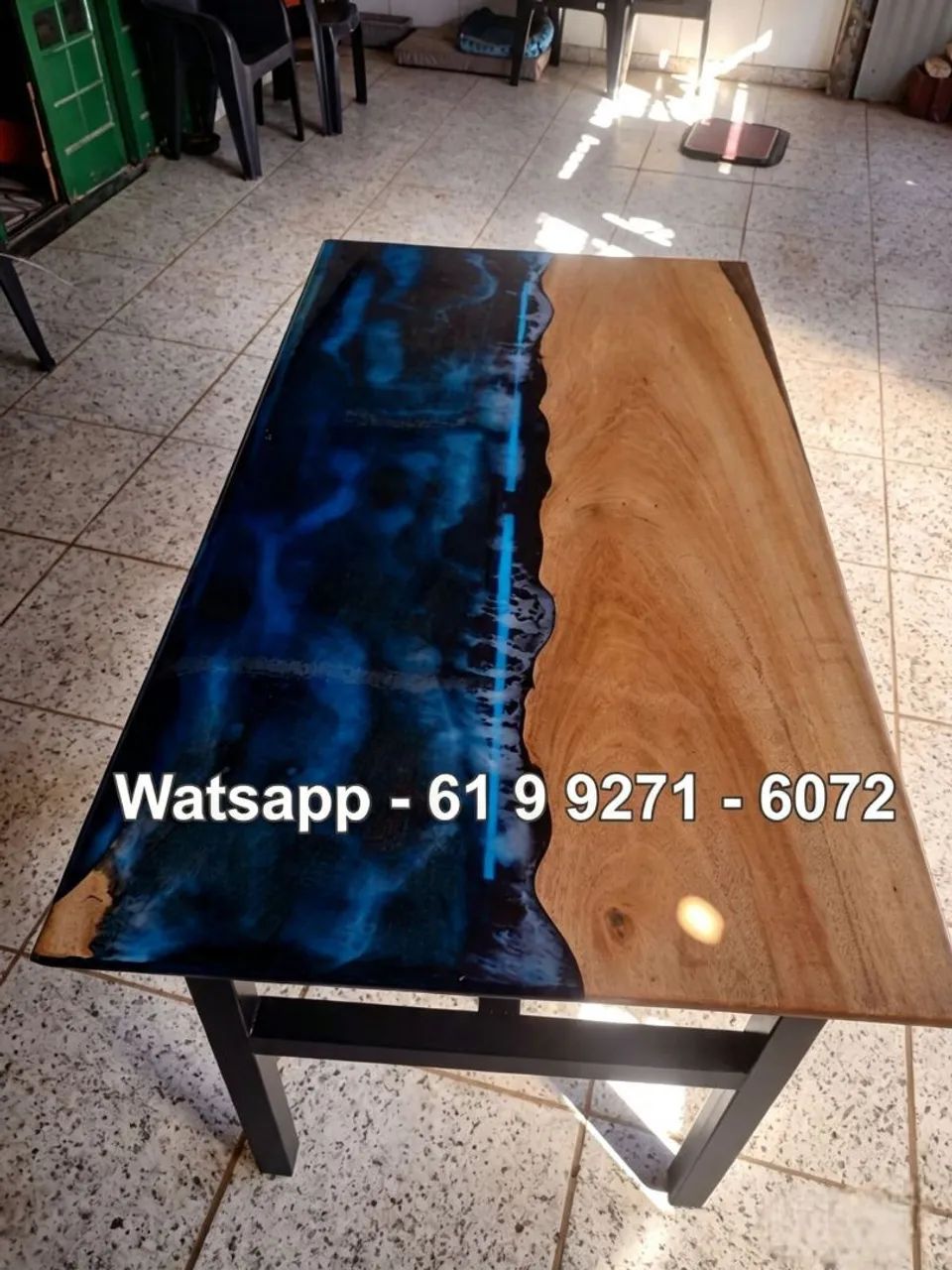 MESA RESINADA TOP  - Foto 2
