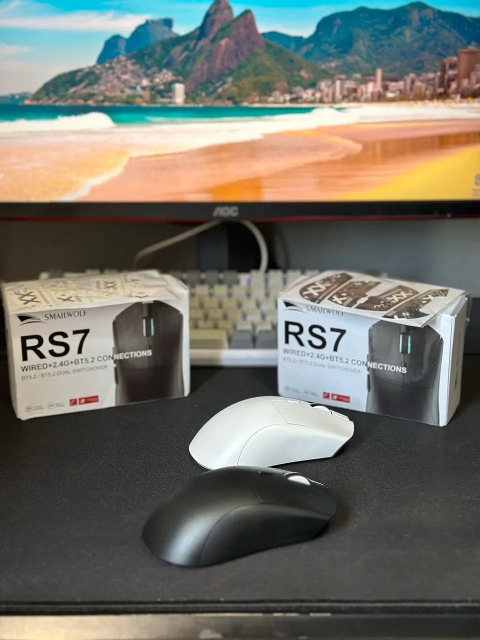 Mouse SmailWolf RS7 Sem Fio - Foto 2