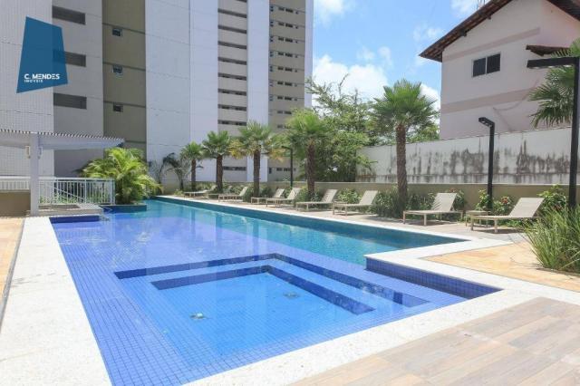 Apartamento com 3 dormitórios à venda, 71 m² por R$ 455.000,00 - Cocó - Fortaleza/CE - Foto 2