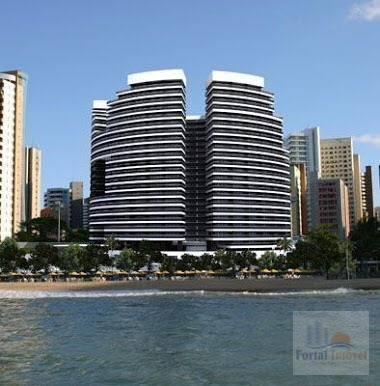 Lindíssimo apto com vista para o mar, completamente mobiliado e climatizado, alto padrão,