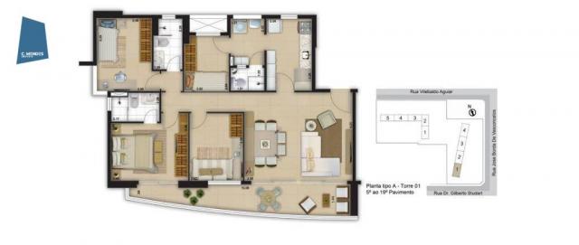 Apartamento com 3 dormitórios à venda, 71 m² por R$ 455.000,00 - Cocó - Fortaleza/CE - Foto 17