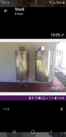 Tanques de inox de 200 e 400L a partir de R$1.500,00 - Foto 2