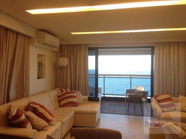 Lindíssimo apto com vista para o mar, completamente mobiliado e climatizado, alto padrão, - Foto 11