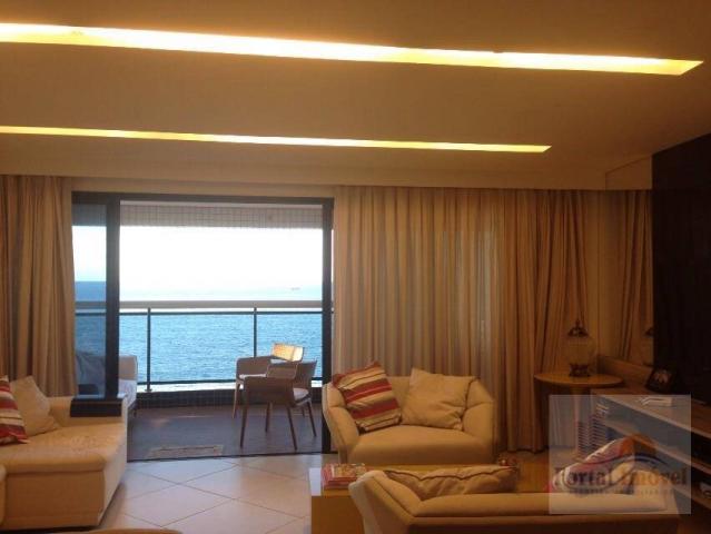 Lindíssimo apto com vista para o mar, completamente mobiliado e climatizado, alto padrão, - Foto 10