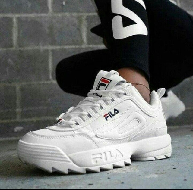 tenis fila branco unissex