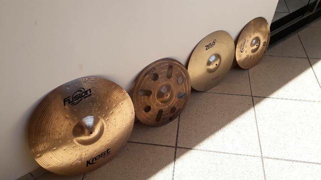 Bateria RMV Crossroad 3 tons com pratos e Rack - Foto 3