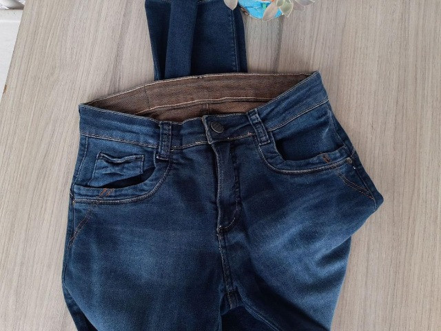 calça jeans masculina tamanho 38