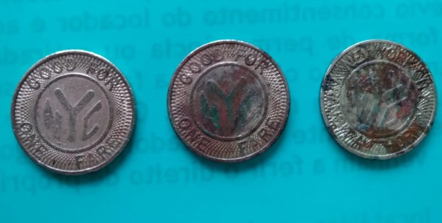 Token do Metrô de New York - Foto 3