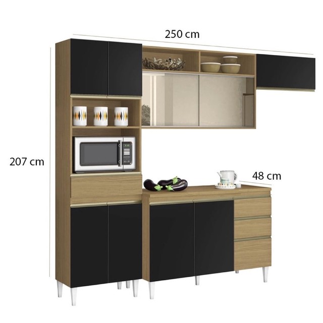 Armário de cozinha completo clara- novo na caixa - entregamos  - Foto 2