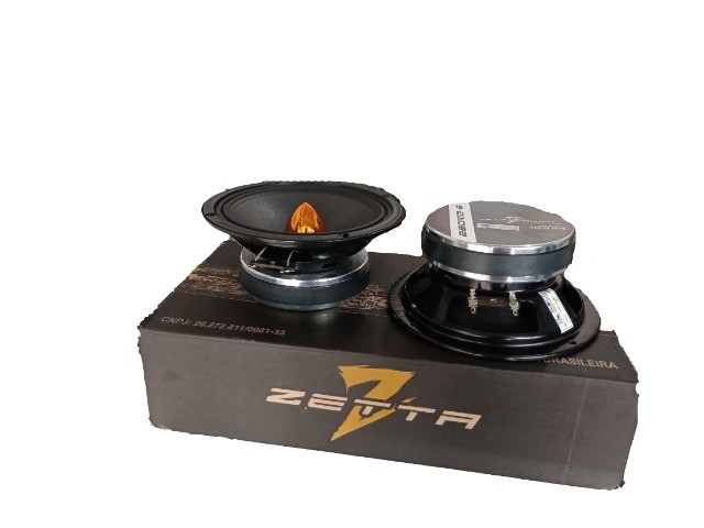 Par de Alto Falante Zetta 220mg 6 polegadas 220w Rms 4 Ohms 440w Rms Par