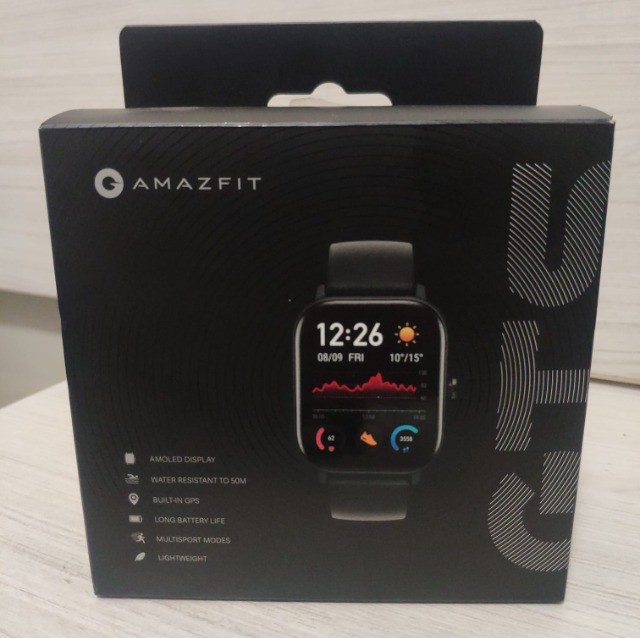 Smartwatch fitness Amazfit GTS A1914 preto