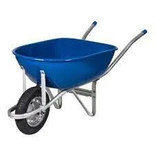 Carrinho De Mao Metalosa Master Azul 120kg 80l