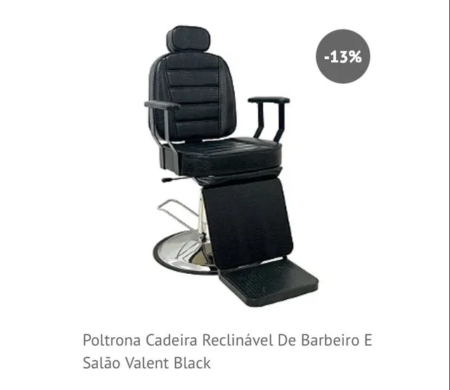 Cadeira de Barbeiro Infantil, Produto Vintage e Retro Hidráulica Nunca  Usado 58683874