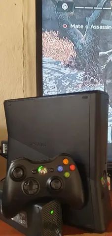 Xbox 360 Branco Usado Arcade Desbloqueado Com Controle E Fonte