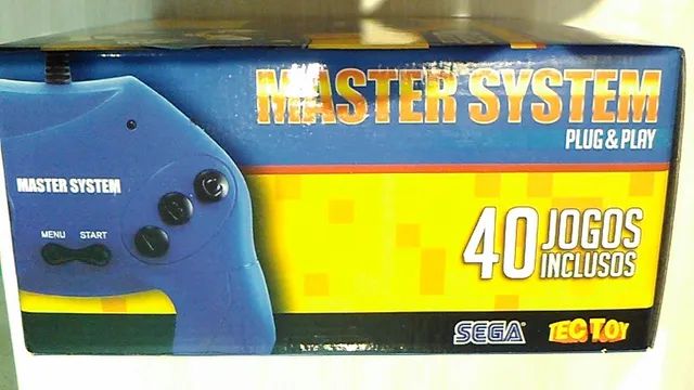 Master System Plug & Play com 40 jogos na Memória