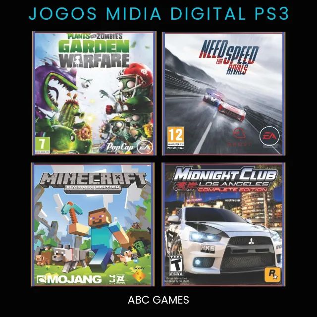 Jogo De Ps3 Minecraft Em Mídia Digital