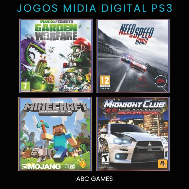 Jogos ps3 midia digital  +213 anúncios na OLX Brasil