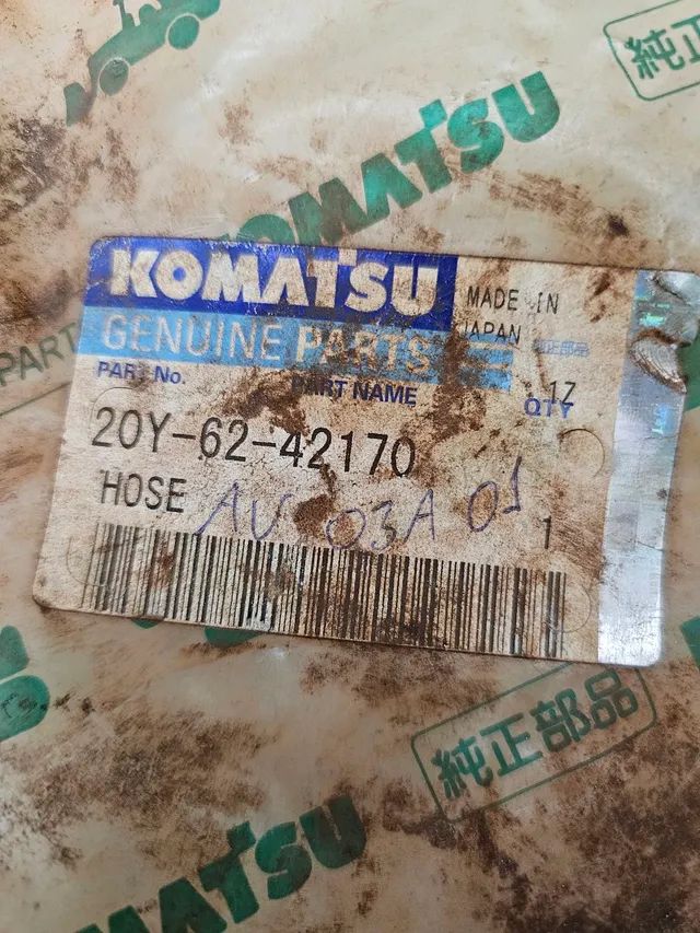 Escavadeira komatsu d475a pc200 210 220 230 240 270 mangueira nova original 20Y6242170 - Foto 3