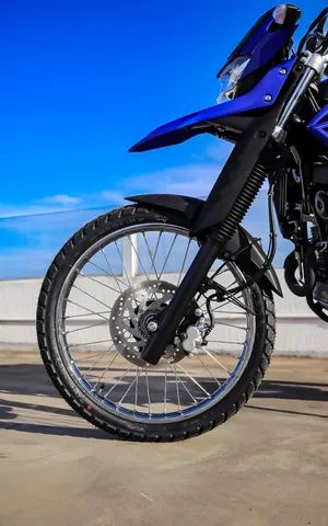 Body Bebê Moto Yamaha XTZ 250 Ténéré Azul