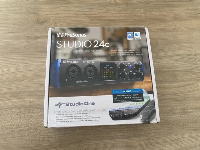 PreSonus AudioBox USB 96 edição de 25º aniversário com software de gravação  Studio One Artist e Ableton Live Lite DAW