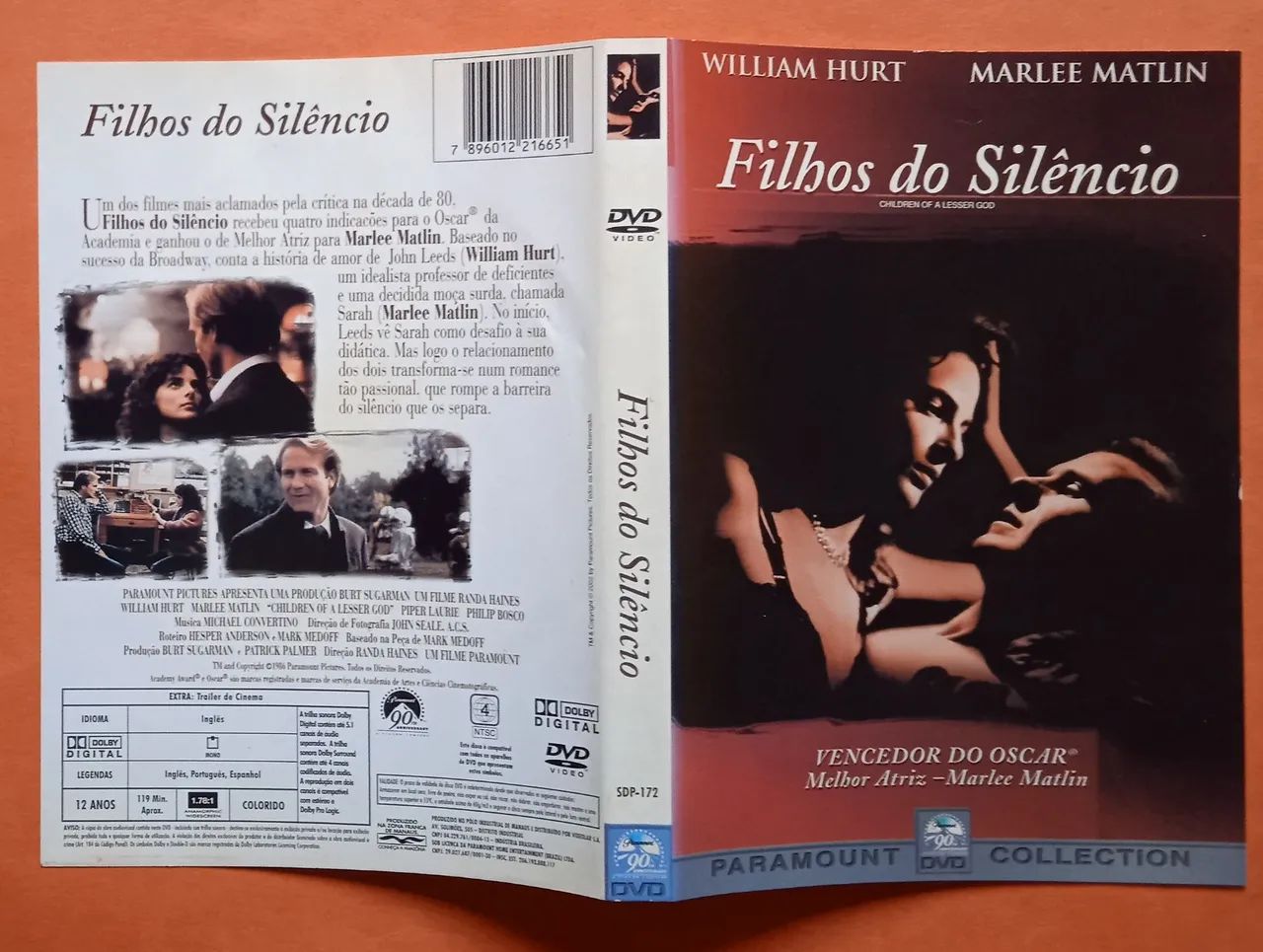 Dvd Filhos do Silêncio  - Foto 3