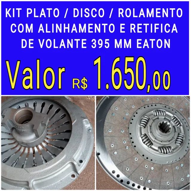 Embreagem Kit Plato Disco Rolamento E Volante Do Caminh O Volks Bus