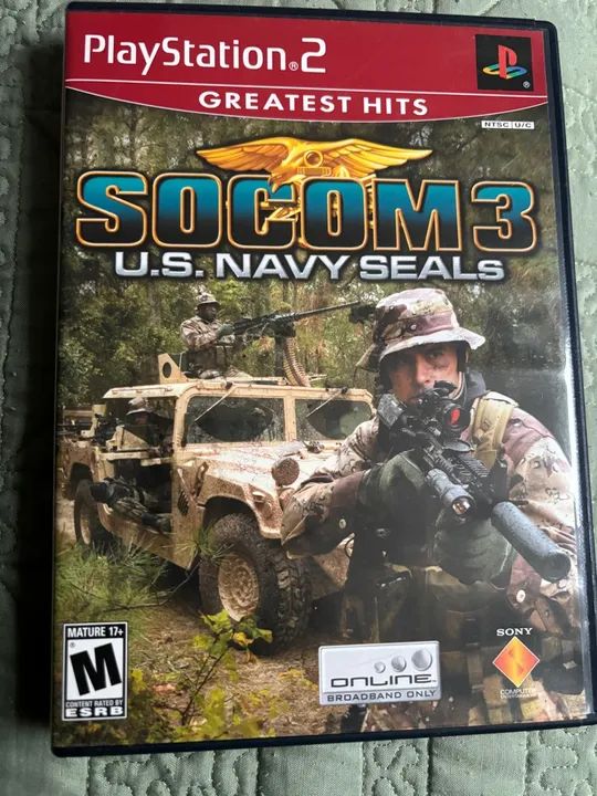 Jogo SOCOM 3 US NAVY SEALs para PS2
