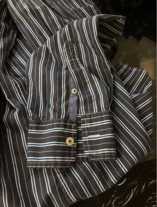 Camisa Social Listrada American Eagle - Foto 5