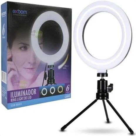 Ring Light 6" 16cm + Tripé 18cm - WZetta - Foto 2
