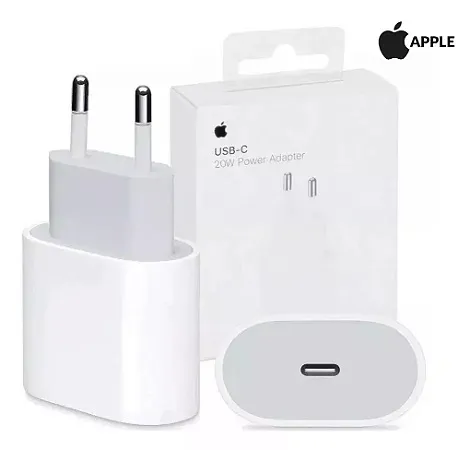 Fonte de iPhone Tipo C 20W Turbo Original (Apple)