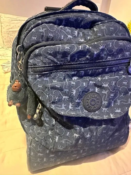 Mochila Kipling Azul ORIGINAL