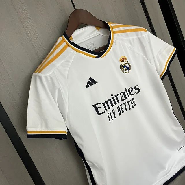 Kit infantil do real Madrid 23/2024 entrega sem taxas em Goiânia e região  - Foto 2