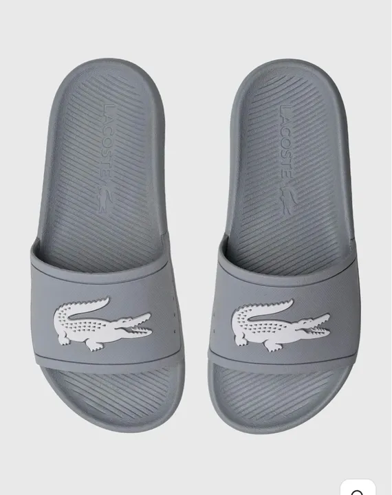 Chinelos Lacoste Slide Masculino Cinza
