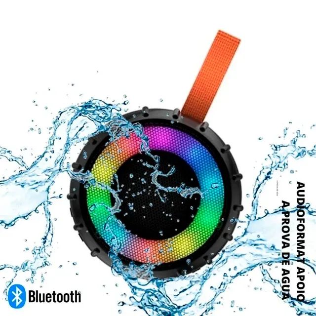 Caixa de Som Bluetooth Recarregável Prova D'Agua Graves Potentes Original