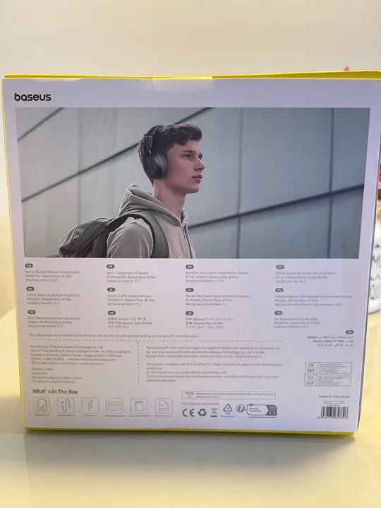 Fone de Ouvido Baseus Bass 30 Max- Novo - Foto 5