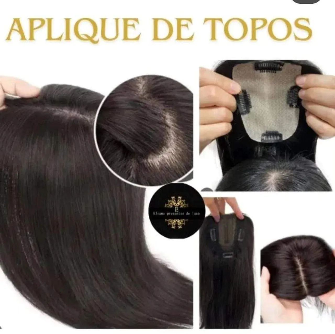 Topos de cabelo 100% humano brasileiro. - Foto 2