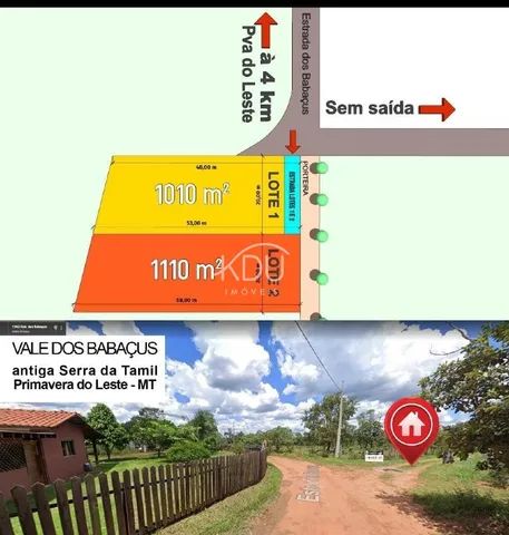 Lote à venda Zona Rural Primavera do Leste 350.000,00