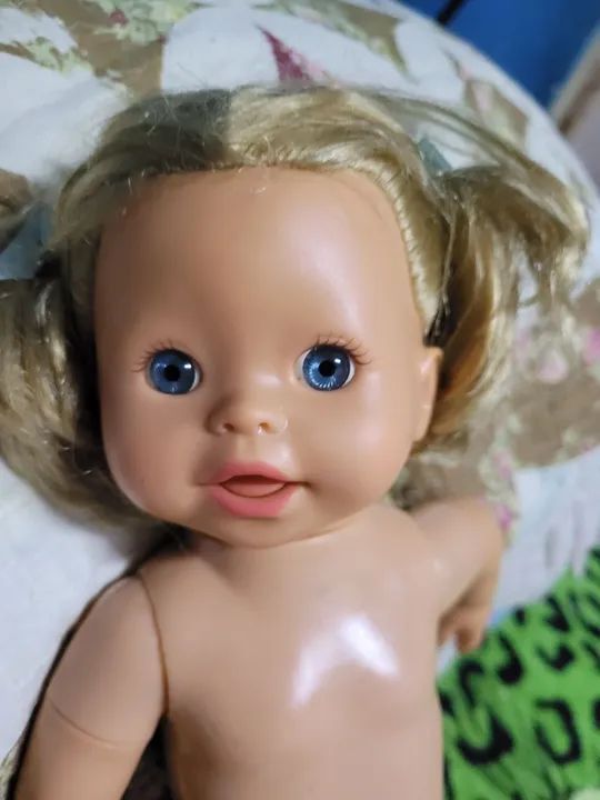 Boneca Little Mommy hora do xixi Antiga 