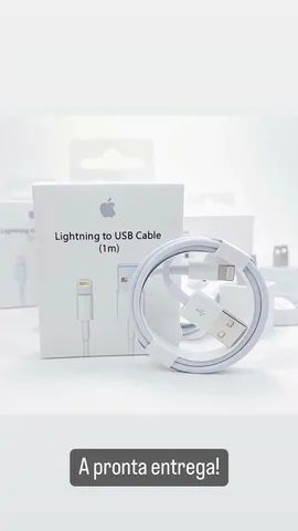 Cabo Carregador Turbo e Dados 1m e 2m para iPhone Android Tipo-C USB