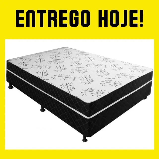 Cama Casal Box 138x188cm - Entregamos em 24hs