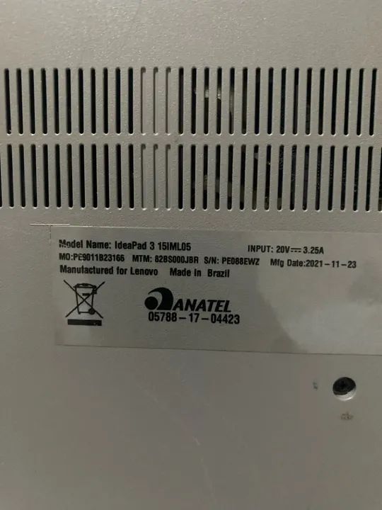 Vendo Notebook Lenovo IdeaPad 3  semi novo  - Foto 3